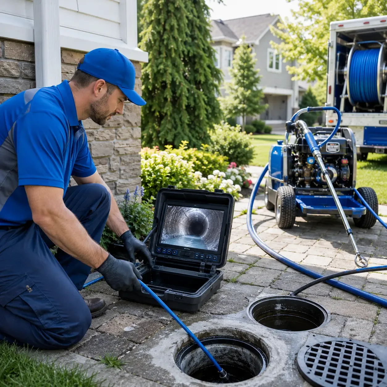 Outdoor drain cleaning professionals serving Brownfield, PA